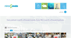 Desktop Screenshot of mirrorandsmoke.com