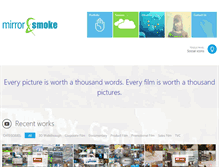 Tablet Screenshot of mirrorandsmoke.com